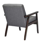 Poltroncina di design in lino beige/grigio/arancione/blu/giallo, stile Mid-Century, seduta singola