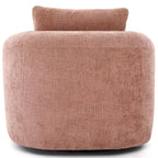 Poltrona girevole a barilotto in beige+marrone / marrone / verde / rosa, a seduta singola