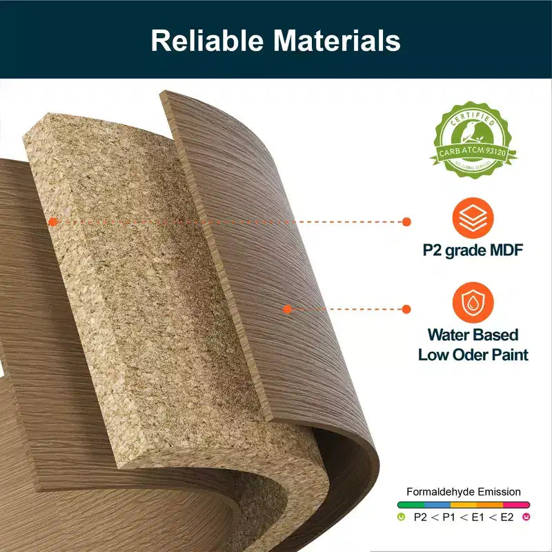 Cassettiera a 2 cassetti, beige/rovere naturale, legno, singola