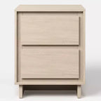Cassettiera a 2 cassetti, beige/rovere naturale, legno, singola