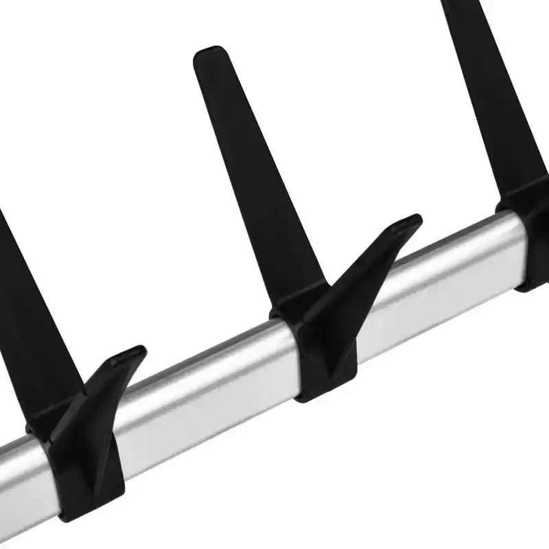 vidaXL Sistema telescopico per armadio con aste e ripiano Alluminio