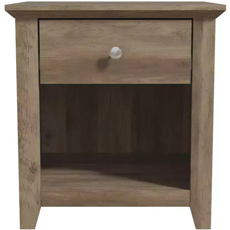 Comodini moderni Galano con 1 cassetto e ripiano aperto, set da 2, 49 L x 43 P x 53 A cm