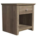 Comodini moderni Galano con 1 cassetto e ripiano aperto, set da 2, 49 L x 43 P x 53 A cm