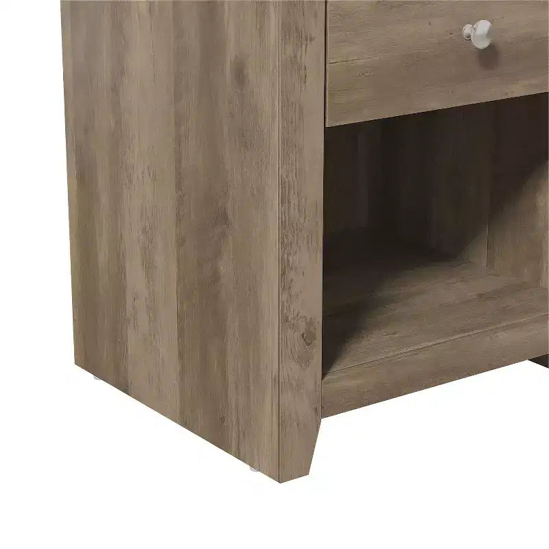 Comodini moderni Galano con 1 cassetto e ripiano aperto, set da 2, 49 L x 43 P x 53 A cm