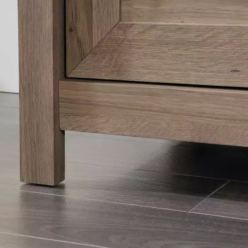 Cassettiera in legno GDFStudio Marlow 52 rustica con 6 cassetti