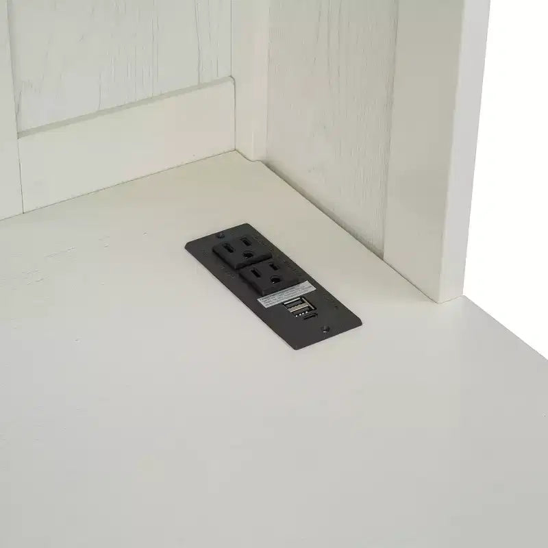 Letto a soppalco Luxystar Twin Size tutto-in-uno con armadio integrato, scrivania, mensole, vassoio estraibile per tastiera e faretto