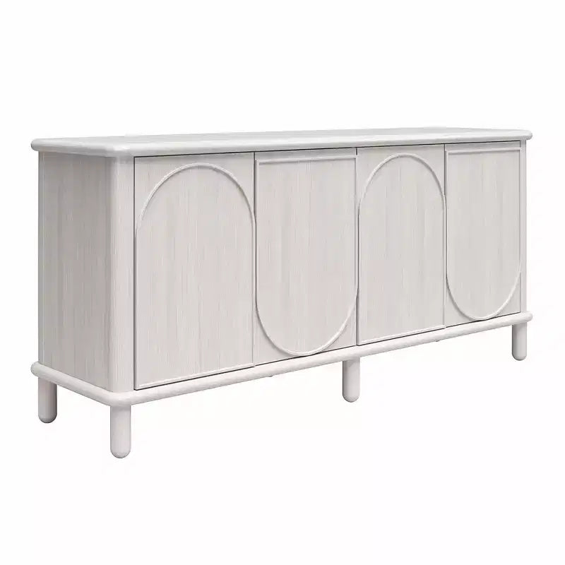Mobile credenza in legno rustico Abigail di GDFStudio con ripiani regolabili