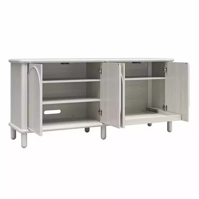 Mobile credenza in legno rustico Abigail di GDFStudio con ripiani regolabili