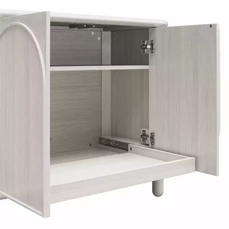 Mobile credenza in legno rustico Abigail di GDFStudio con ripiani regolabili